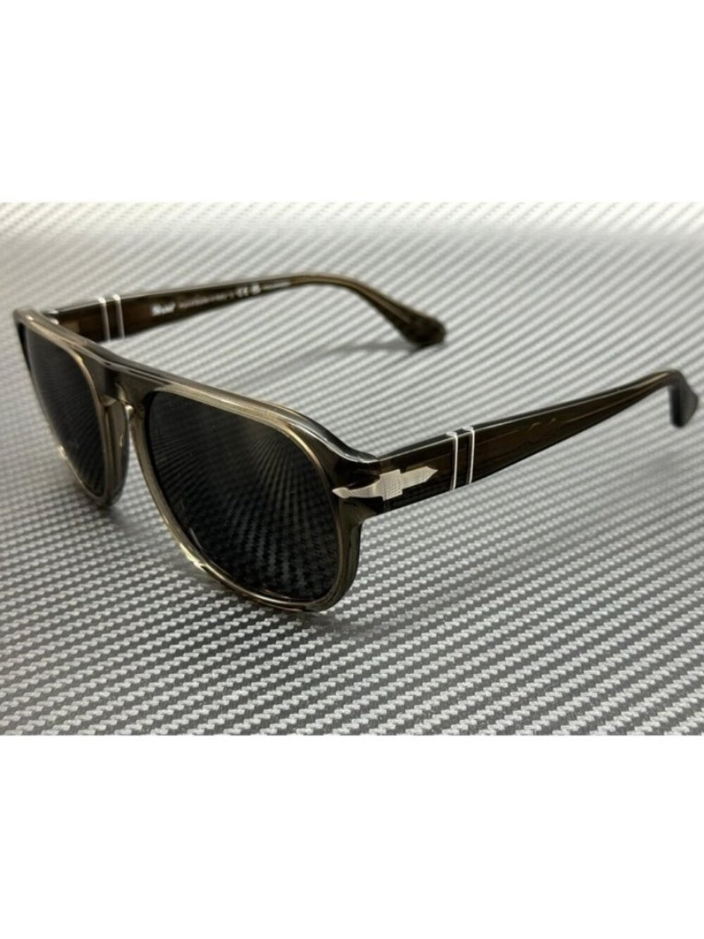 New Persol Men Smoke Sunglasses 57-18-145